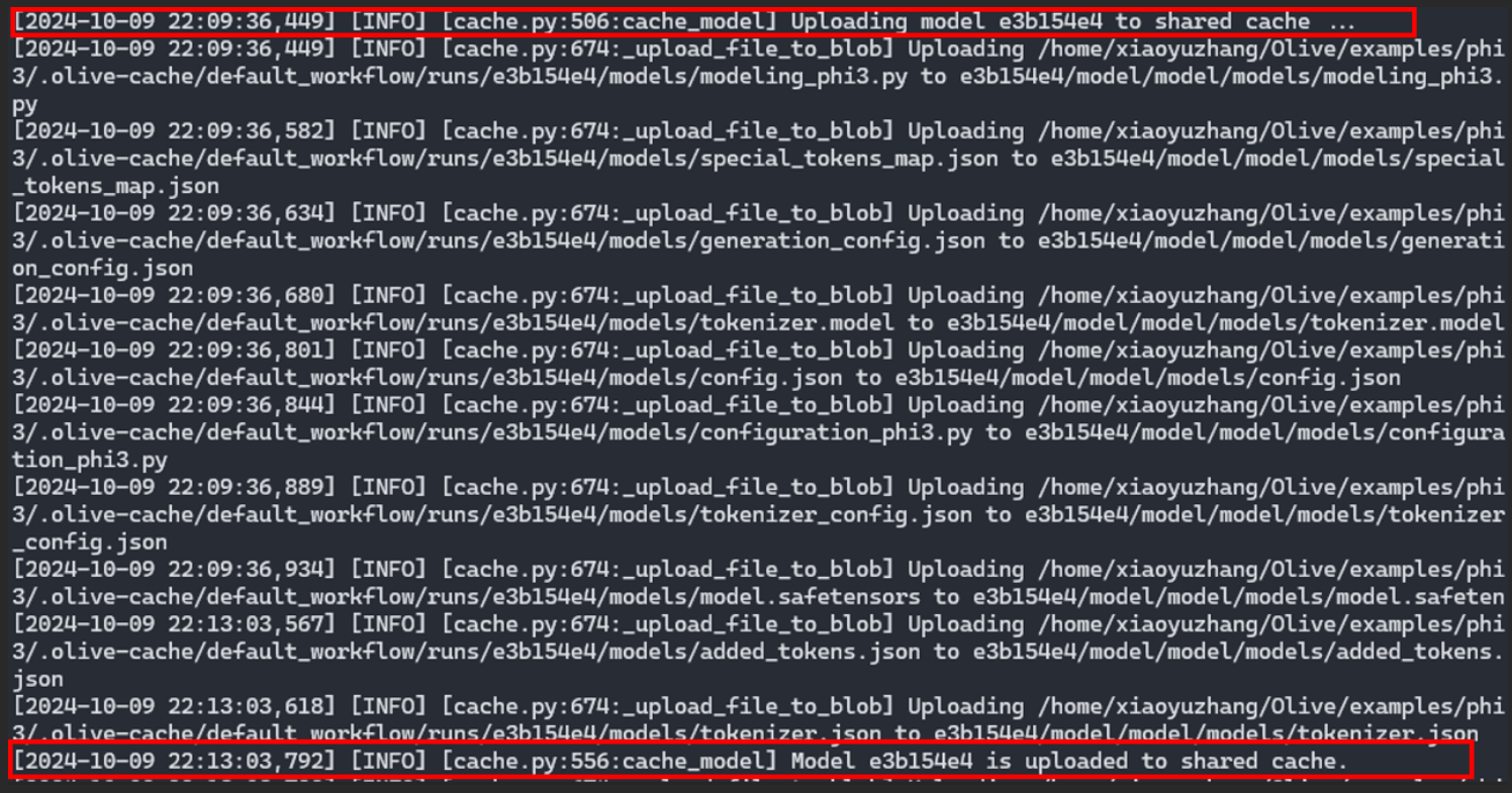 將量化模型上傳到雲端
